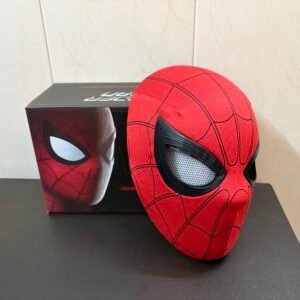 Spiderman mask jaw moving with led 4