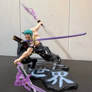 Premium Black Zoro in Battle Mode 23cm Figure (Blister + Box)