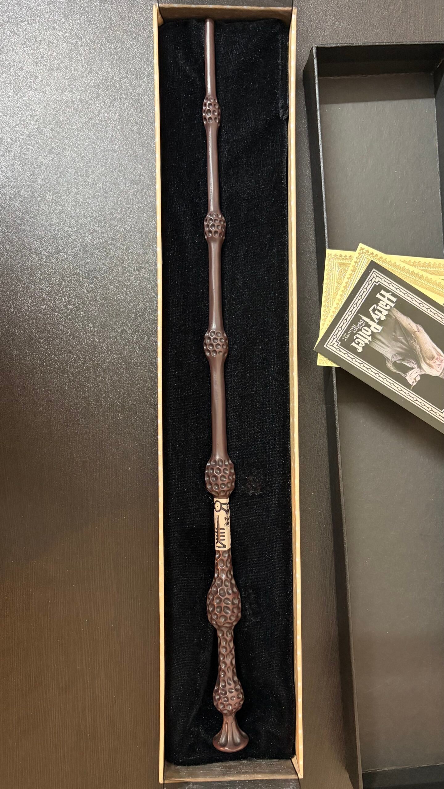 Harry Potter Albus Dumbledore Wand With CARD (PREMIUM QUALITY)