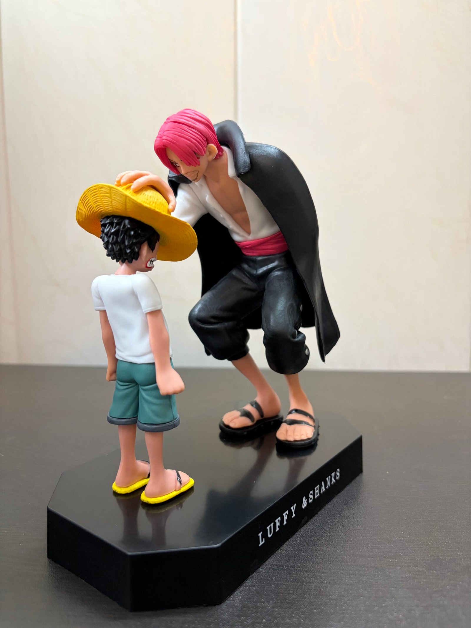 Premium Luffy with Shanks Action Figure