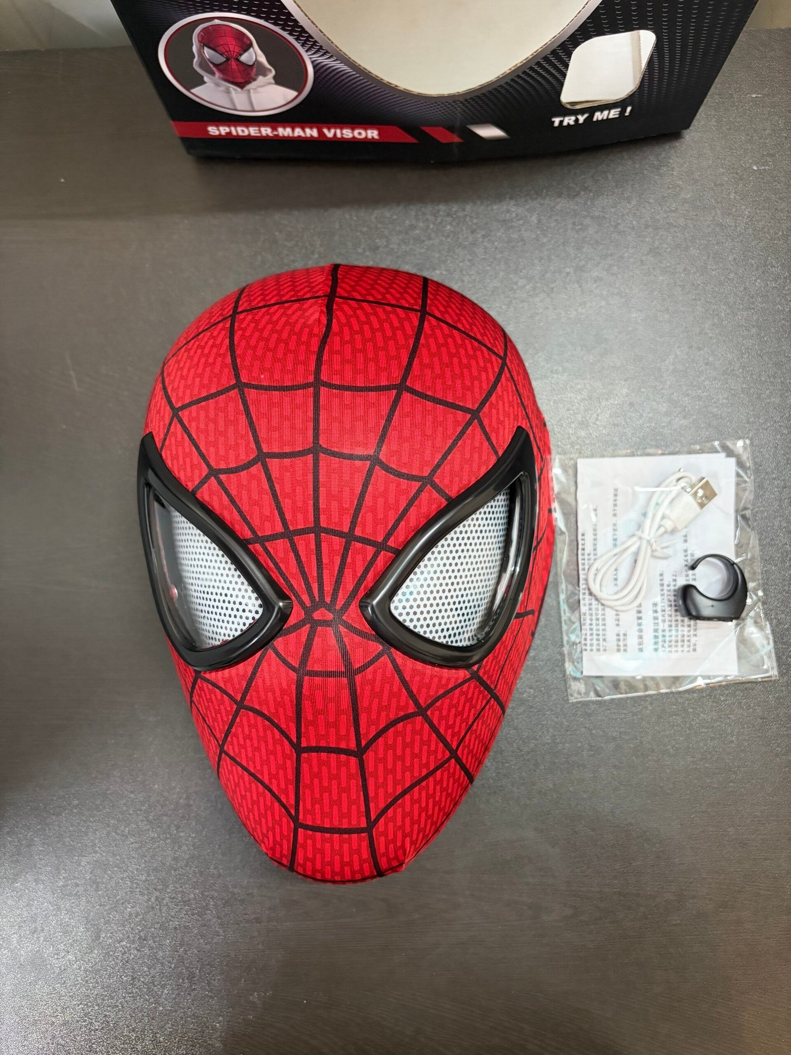 Spiderman Mask with Ring Control