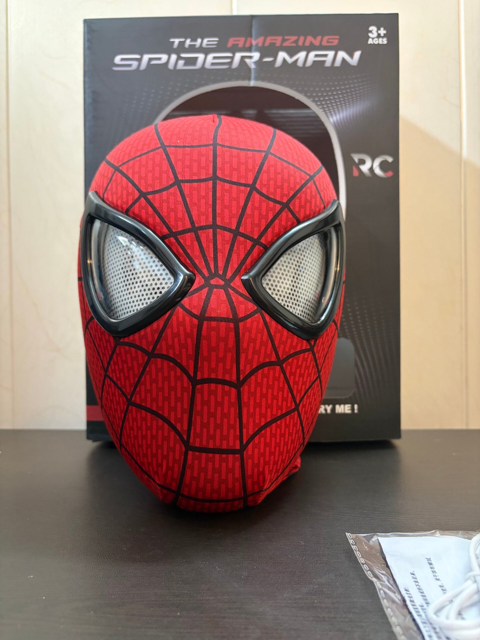 Spiderman Mask with Ring Control