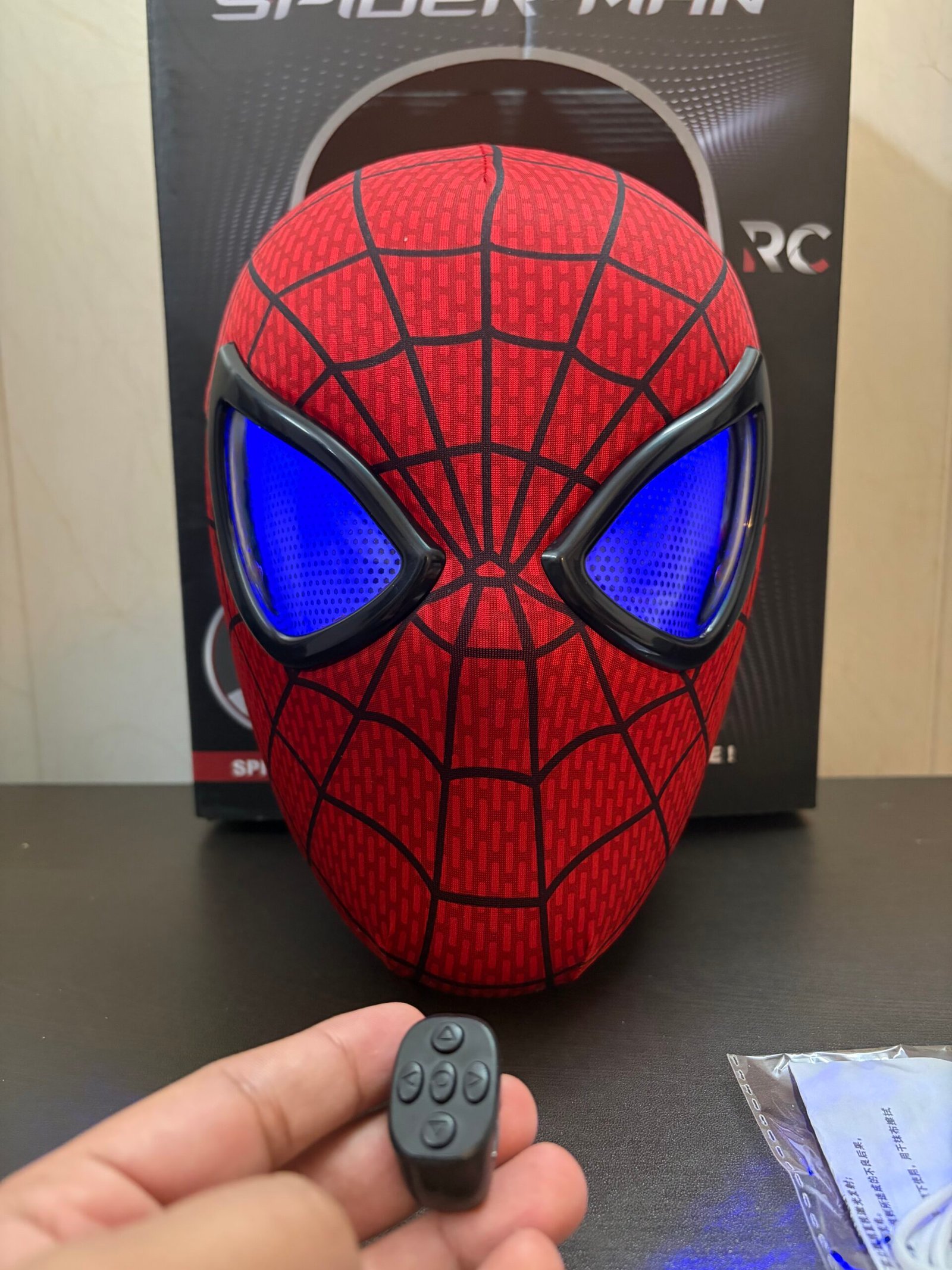 Spiderman Mask with Ring Control