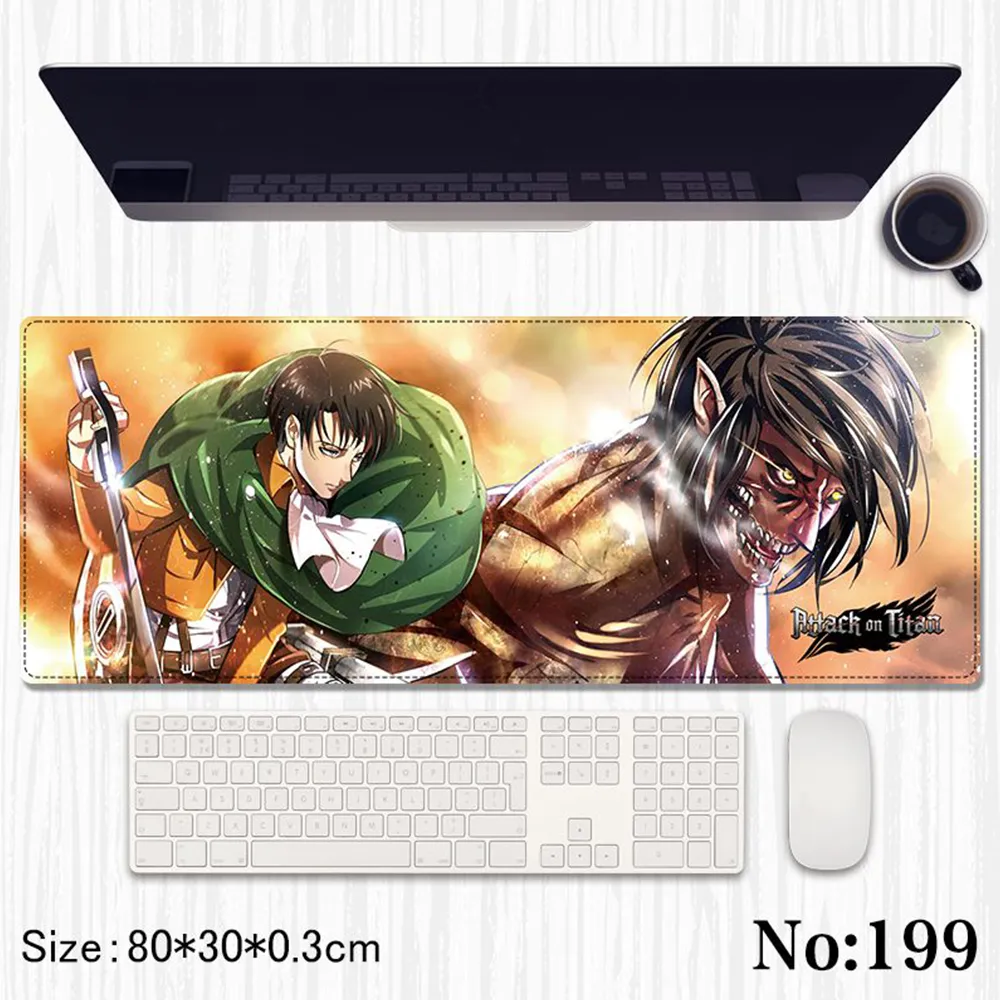 Levi Ackerman AOT Desk Mat 80x30cm