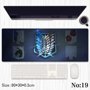 Attack on Titan Logo Desk Mat 80x30cm
