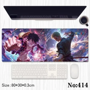 Luffy & Zoro One Piece Desk Mat 80x30cm