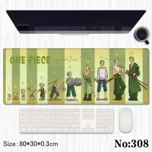 zoro one piece desk mat