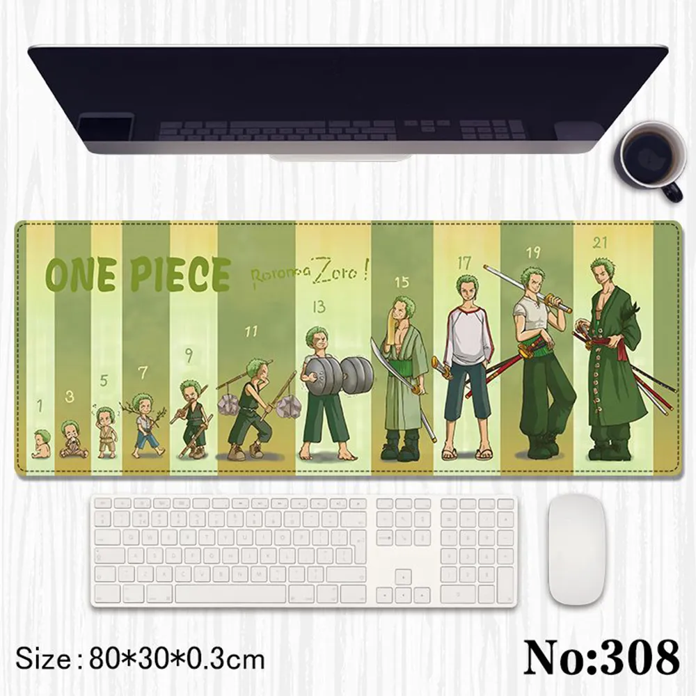 zoro one piece desk mat