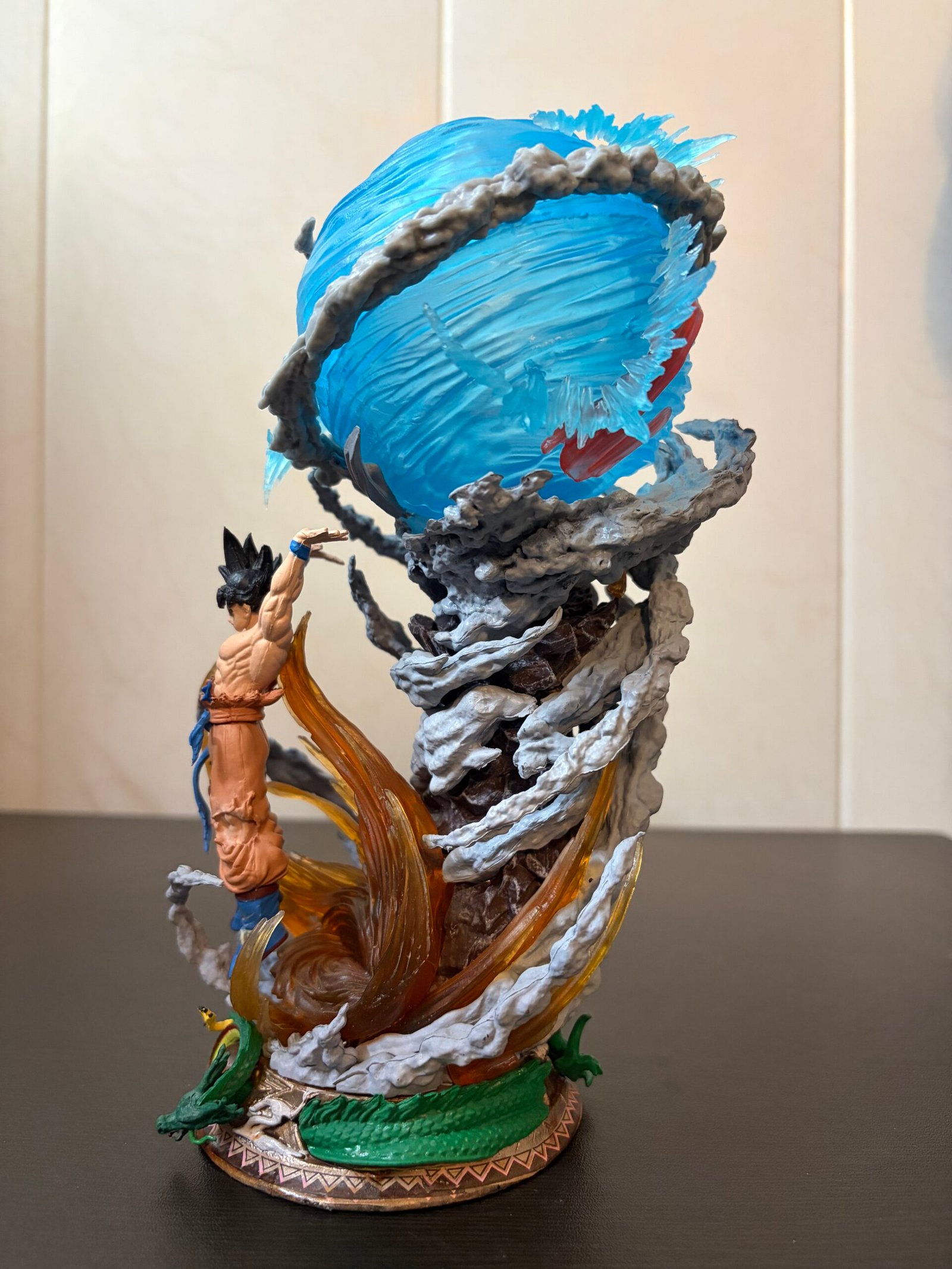 DBZ Goku Spirit Bomb Action Figure (23cm with Light)