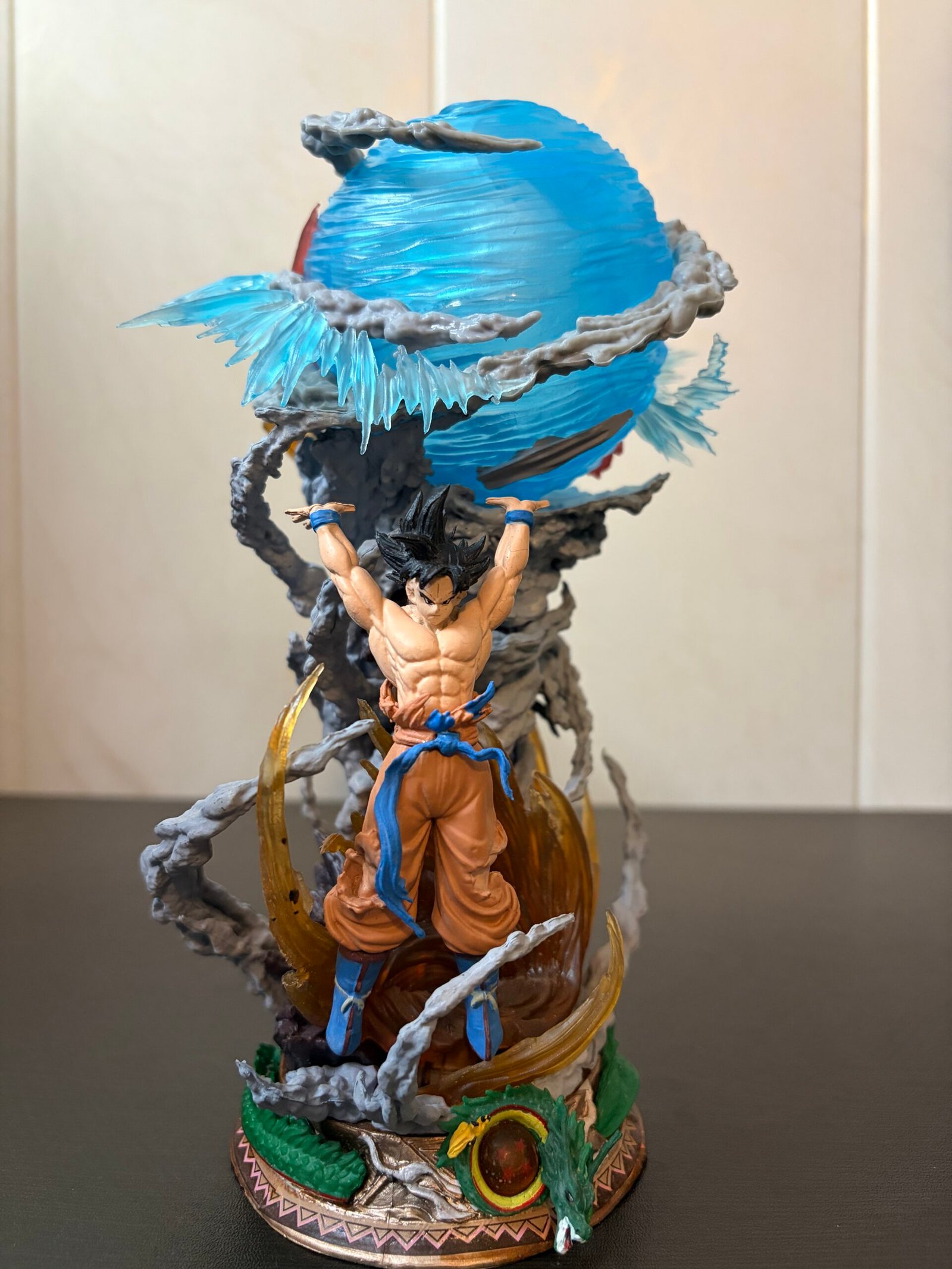 DBZ Goku Spirit Bomb Action Figure (23cm with Light)